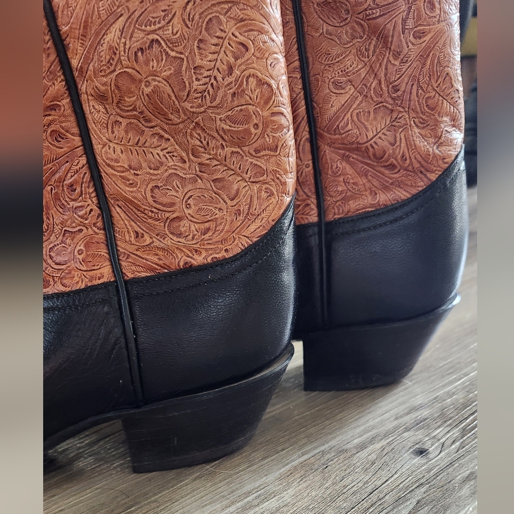 Tony Lama Cowboy Boots Size 8.5 - Picture 6 of 8